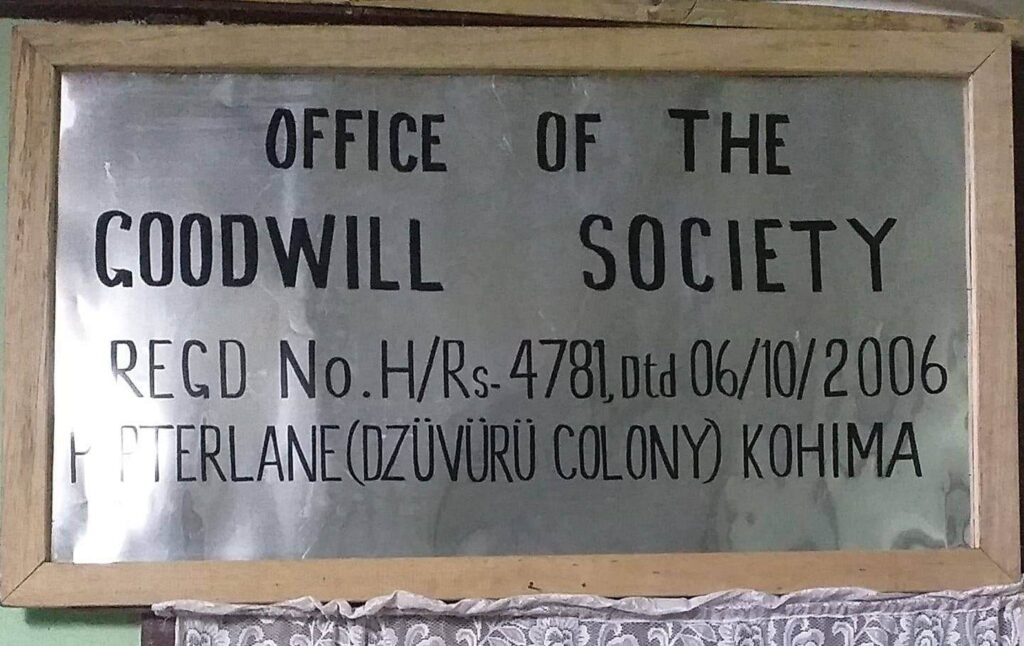 Goodwill Society in Tuensang, Nagaland