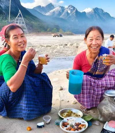 The Nasha Mukt Bharat Abhiyaan session had women from the rural areas.