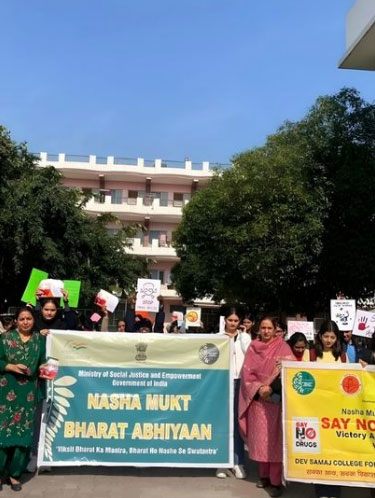 A Nasha Mukt Bharat Abhiyaan for women.